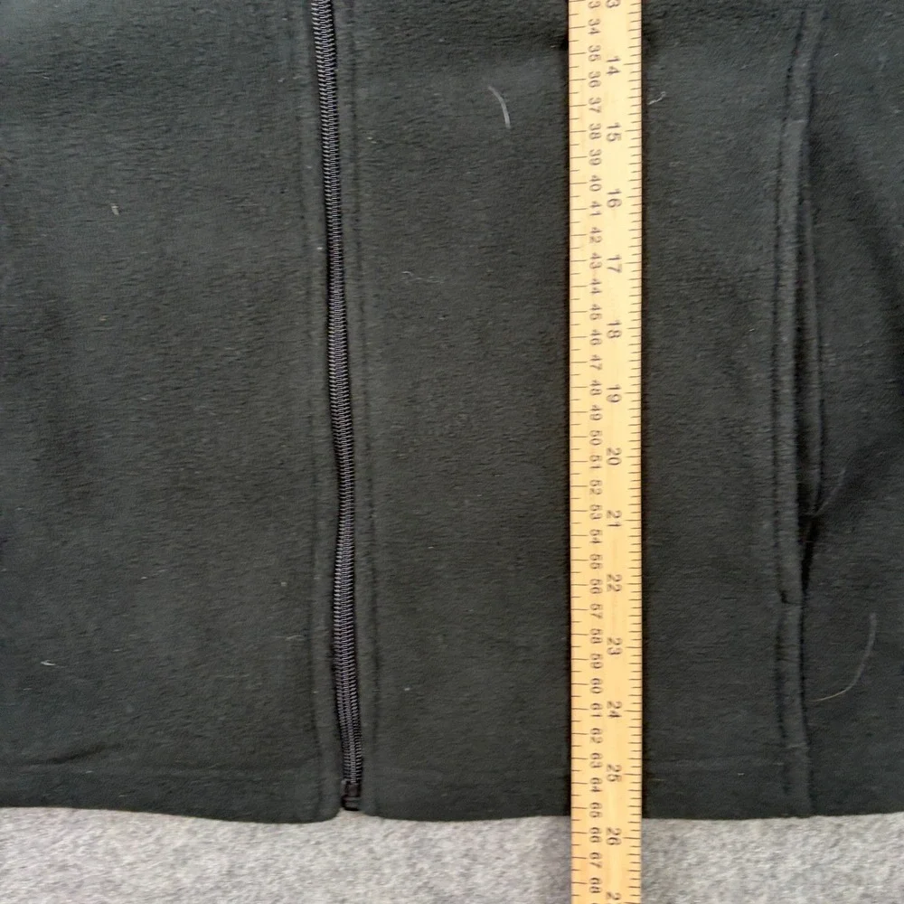 Bass Pro‎ Shops Fleece Vest Mens Medium Black Full Zip Gorpcore Outdoor Workwear